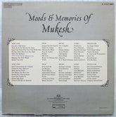 Mukesh - Moods & Memories Of Mukesh (Vinyl)